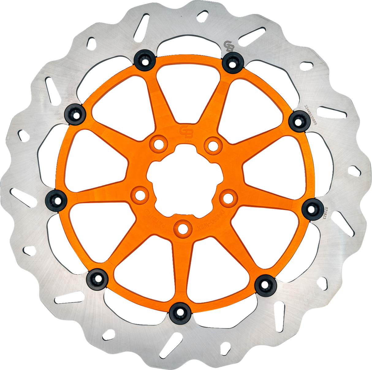 GALFER Brake Rotor - Front - Orange DF680CWSX-O - Cycle City Outdoors