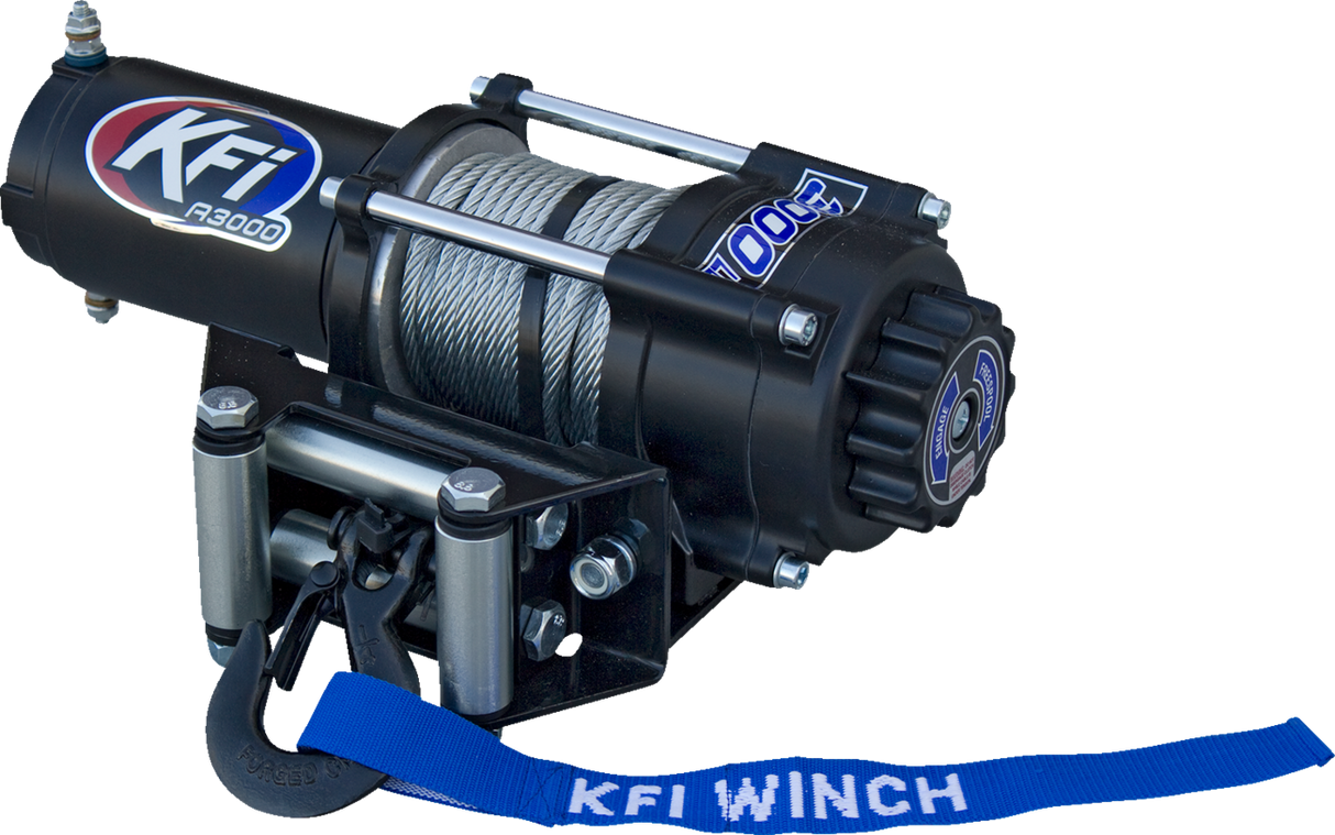 KFI PRODUCTS A3000 ATV Winch - 3000 lb - Steel Cable A3000