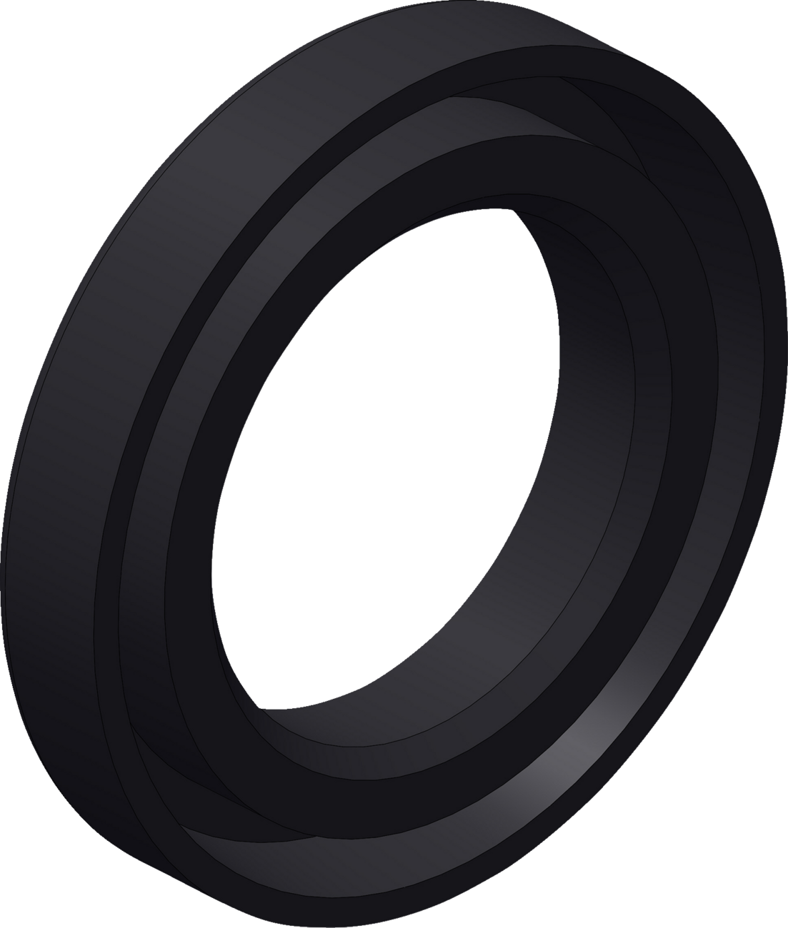 KFI PRODUCTS Replacement Shaft Seal - Tiger Tail - Black 41022-R