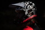 KALI DH Invader Helmet - LTD Glitch - Matte Black/White/Red - L-2XL 0211323217