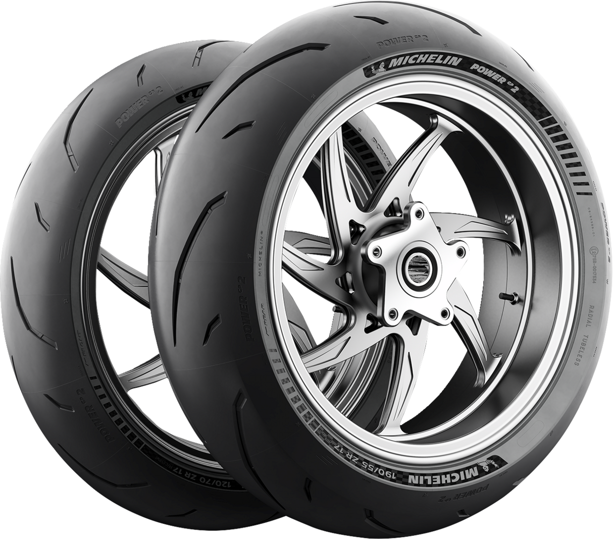 MICHELIN Tire - Power GP2 - Rear - 180/55ZR17 - (73W) 48652