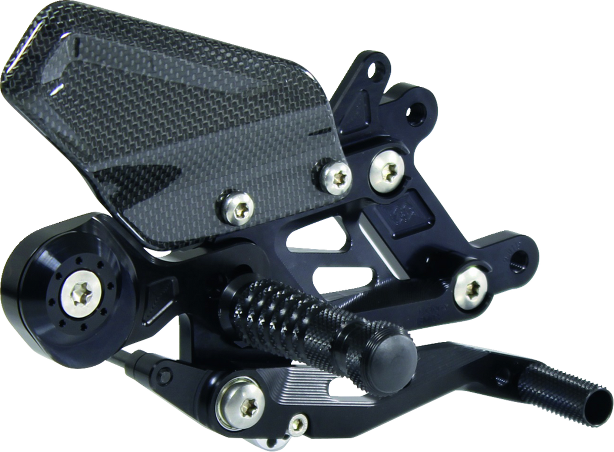 GILLES TOOLING FXR Rearset - Black - BMW FXR-BM03-B