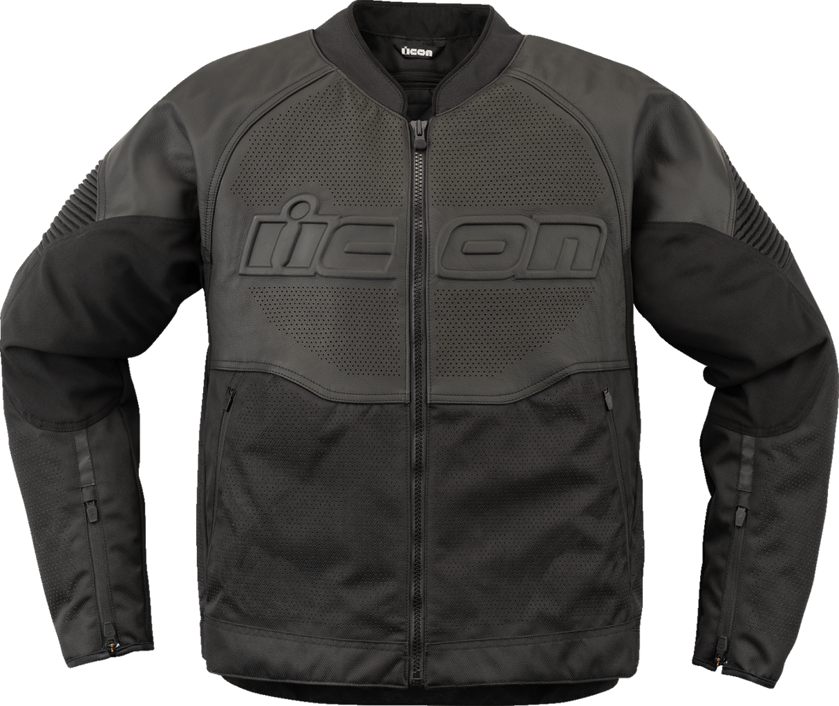 ICON Overlord3* Leather Jacket - Black - Small 2810-4112