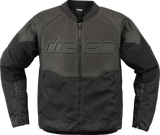 ICON Overlord3* Leather Jacket - Black - Small 2810-4112