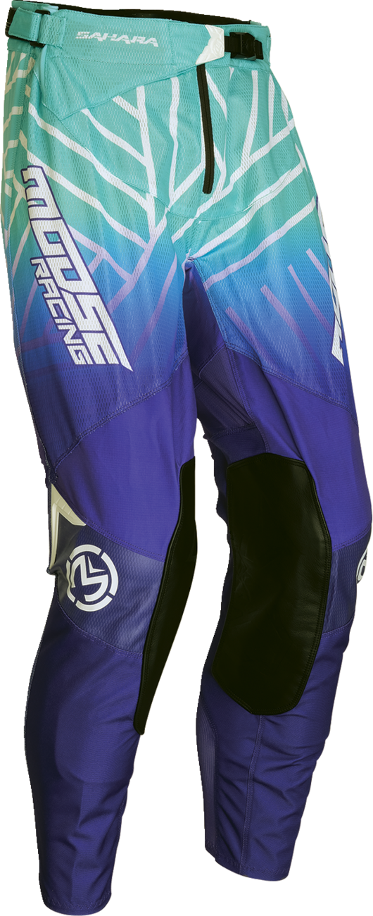 MOOSE RACING Sahara Pants - Purple/Turquoise - 28 2901-11428