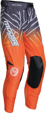 MOOSE RACING Sahara Pants - Gray/Orange - 28 2901-11444