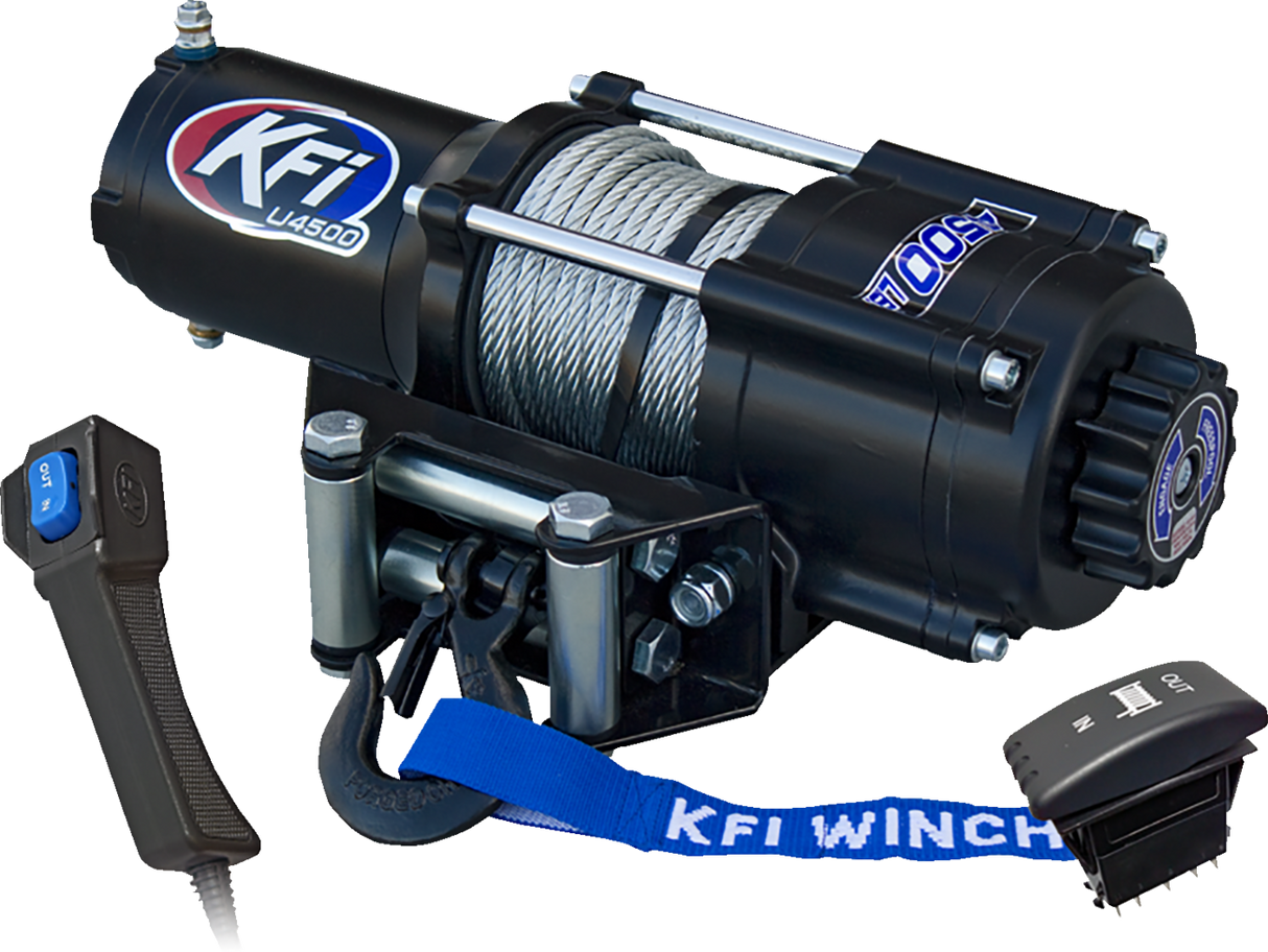 KFI PRODUCTS U45-R2 Winch - 4500 lb - Steel Cable U45-R2