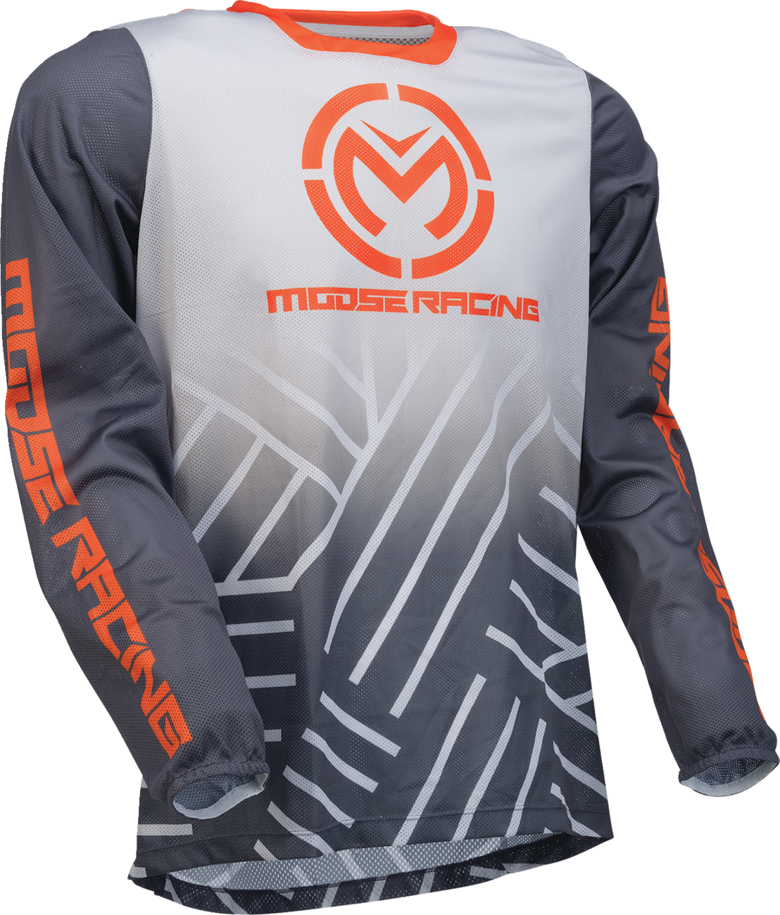 MOOSE RACING Sahara Jersey - Gray/Orange - Large 29107938