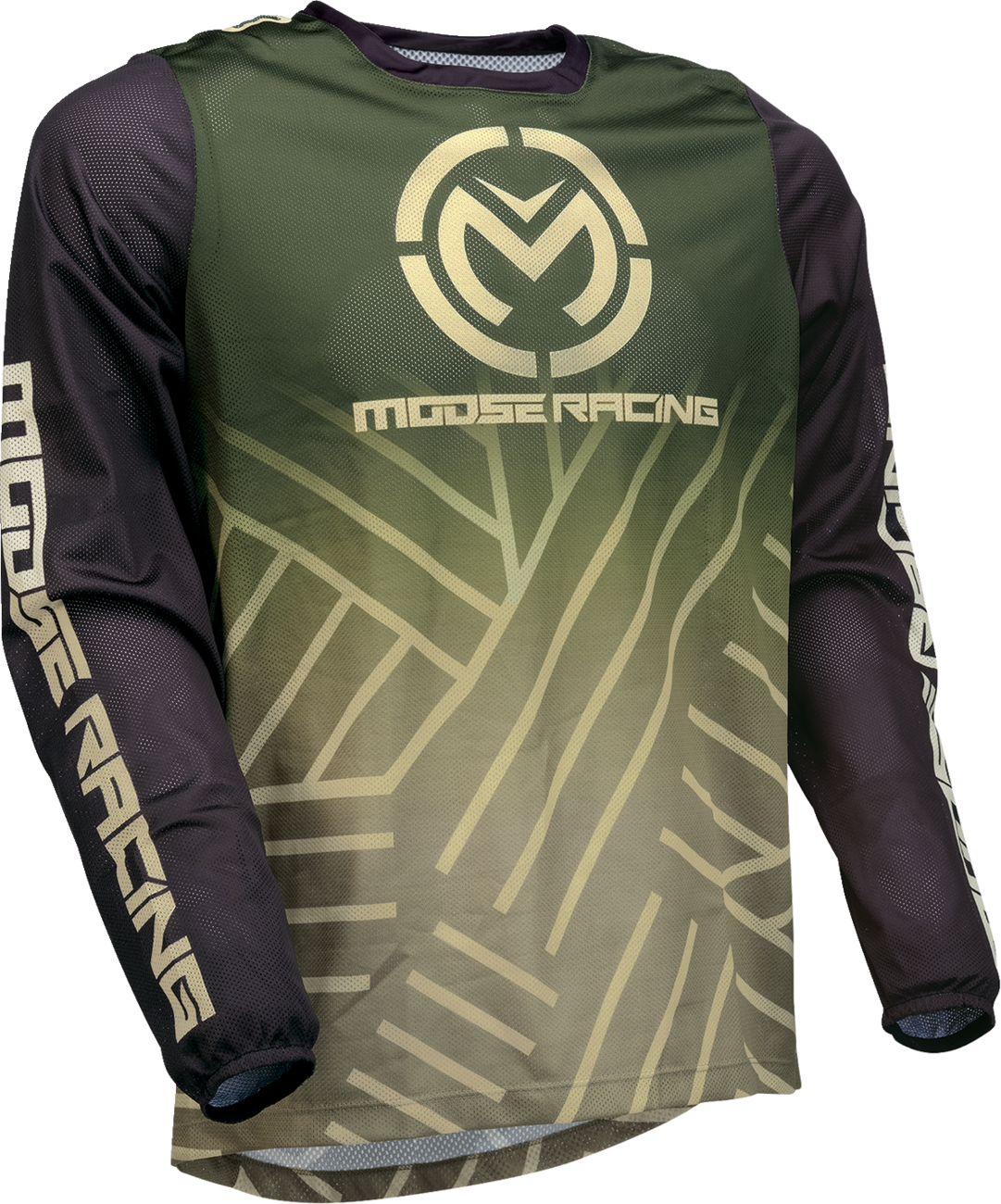 MOOSE RACING Sahara Jersey - Green/Black - Large 29107944