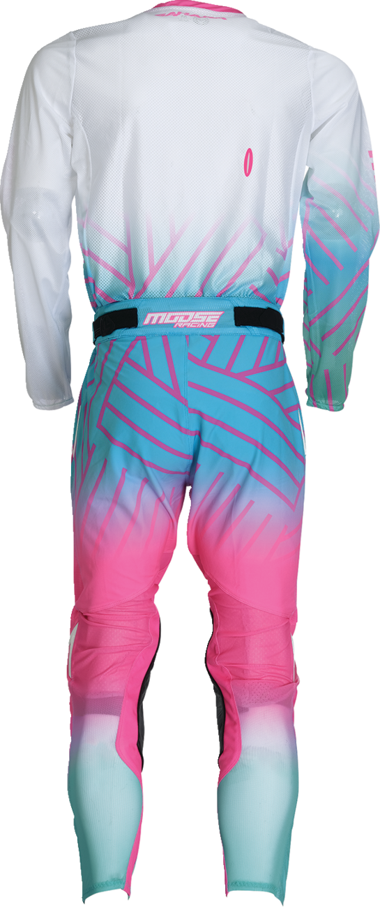 MOOSE RACING Sahara Jersey - Pink/Blue/White - Large 29107958