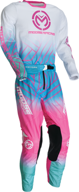 MOOSE RACING Sahara Jersey - Pink/Blue/White - Large 29107958