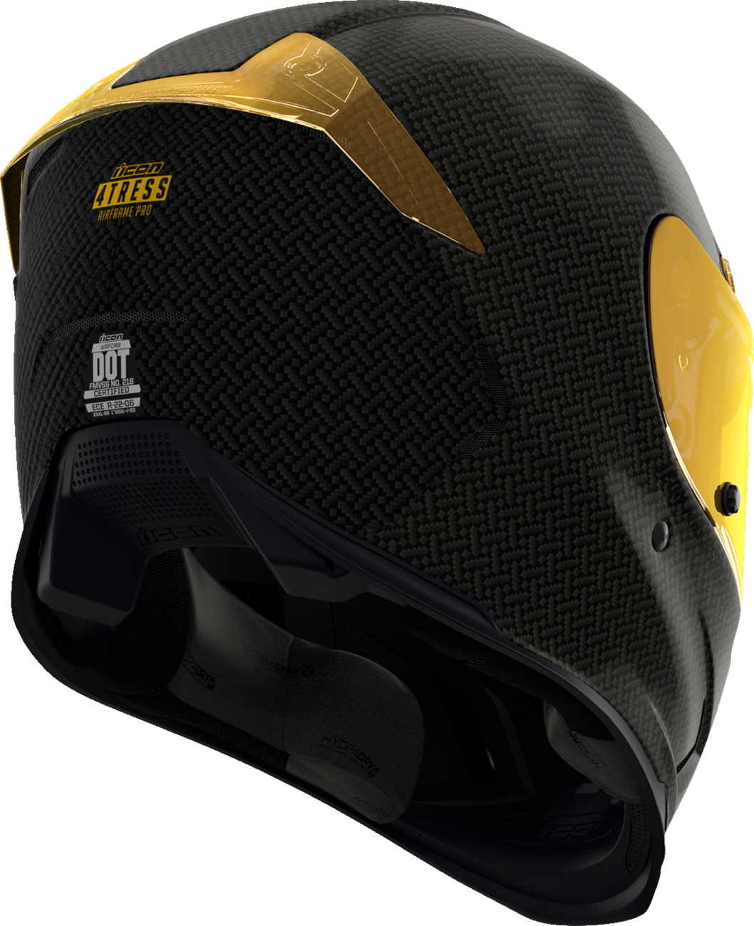 ICON Airframe Pro* Helmet - Carbon 4Tress - Yellow - Large 0101-16662