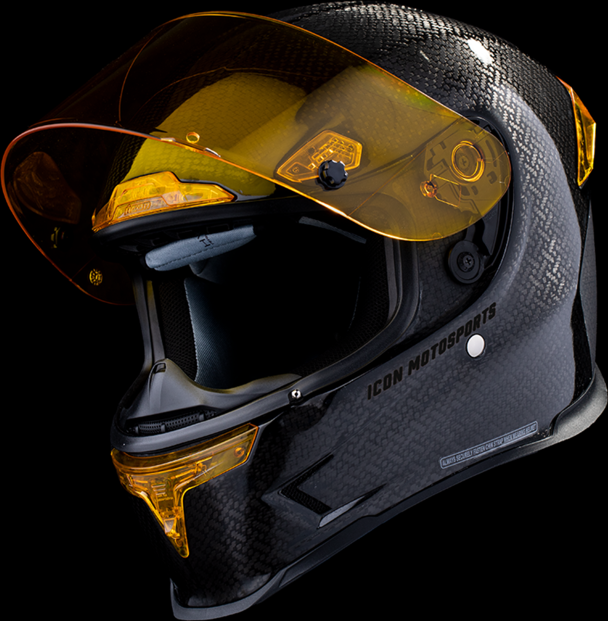 ICON Airframe Pro* Helmet - Carbon 4Tress - Yellow - 2XL 0101-16664