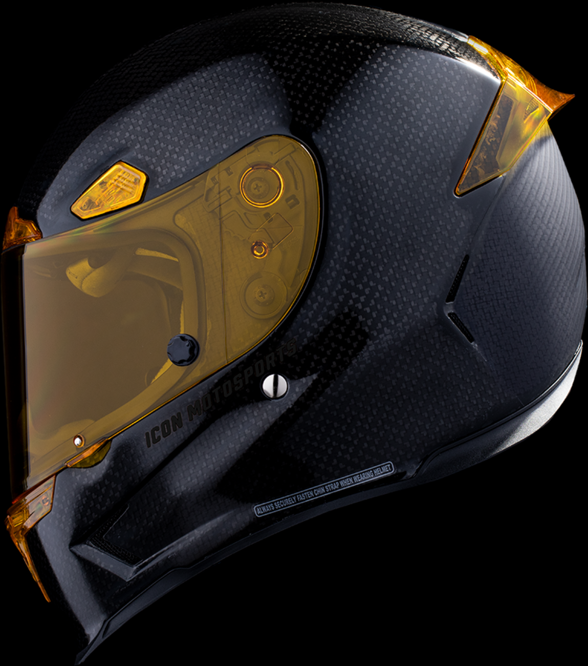 ICON Airframe Pro* Helmet - Carbon 4Tress - Yellow - Small 0101-16660