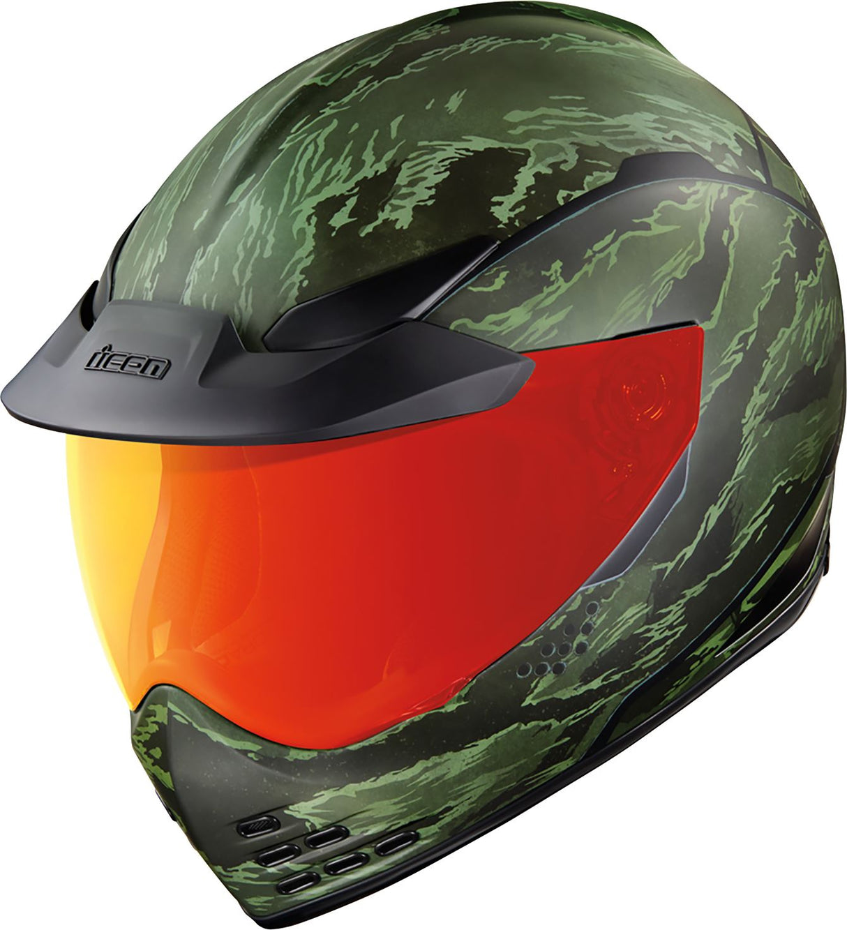 Icon Domain Tiger's Blood Helmet - Cycle City Outdoors