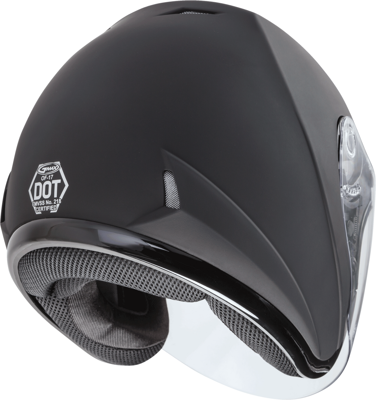 GMAX OF-17 Open Face Helmet Matte Black (Part Number: G317075N)