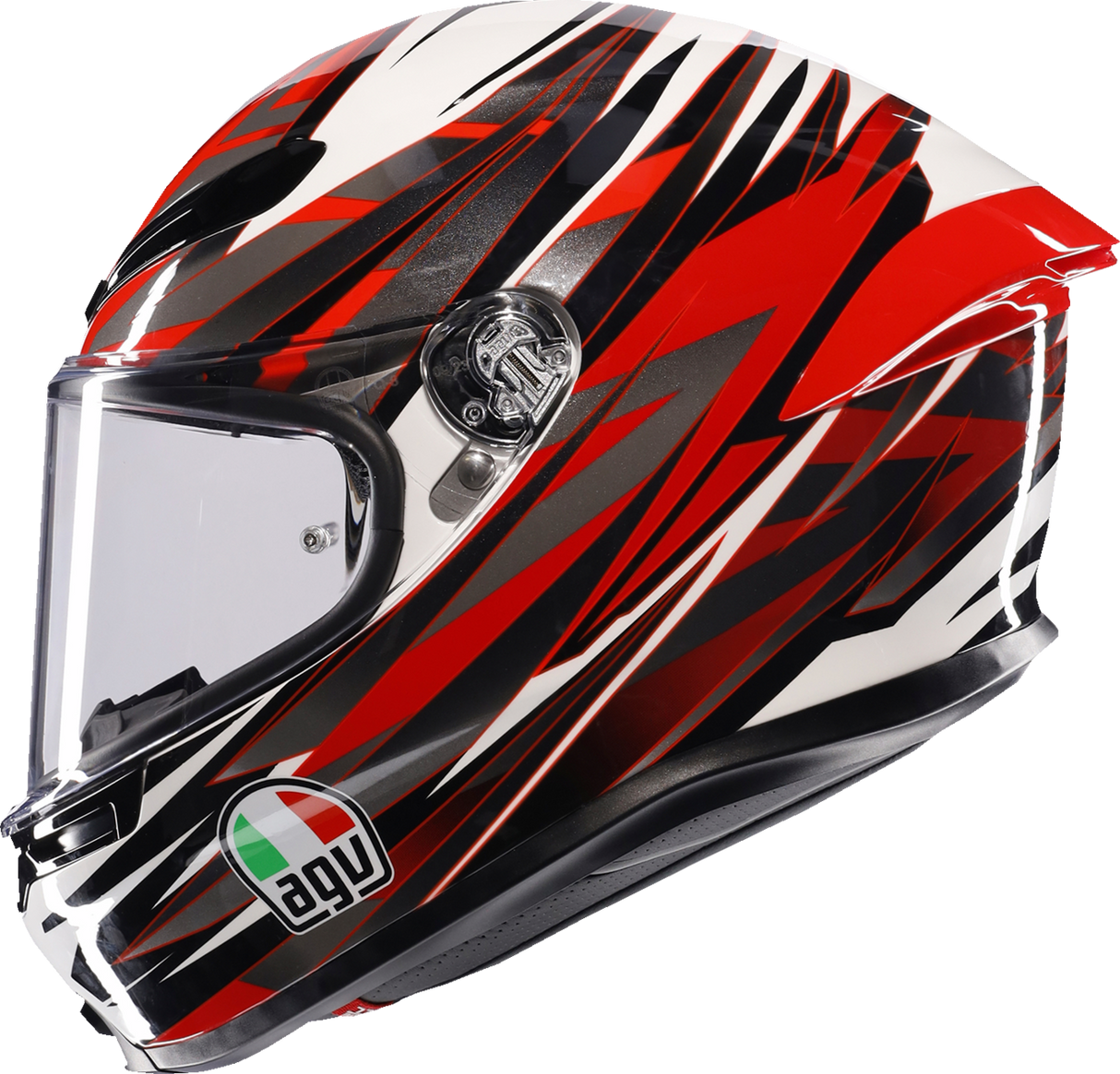 AGV K6 S Helmet - Reeval - White/Red/Gray - XL 2118395002-023-XL