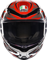 AGV K6 S Helmet - Reeval - White/Red/Gray - Small 2118395002-023-S