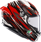 AGV K6 S Helmet - Reeval - White/Red/Gray - Small 2118395002-023-S