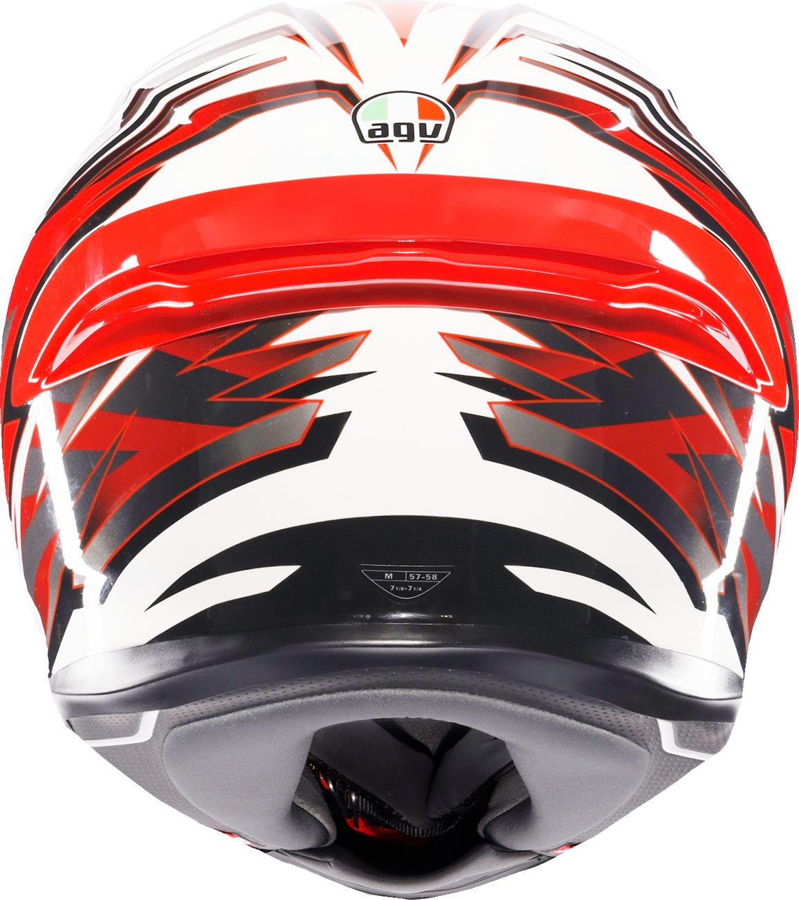 AGV K6 S Helmet - Reeval - White/Red/Gray - XL 2118395002-023-XL