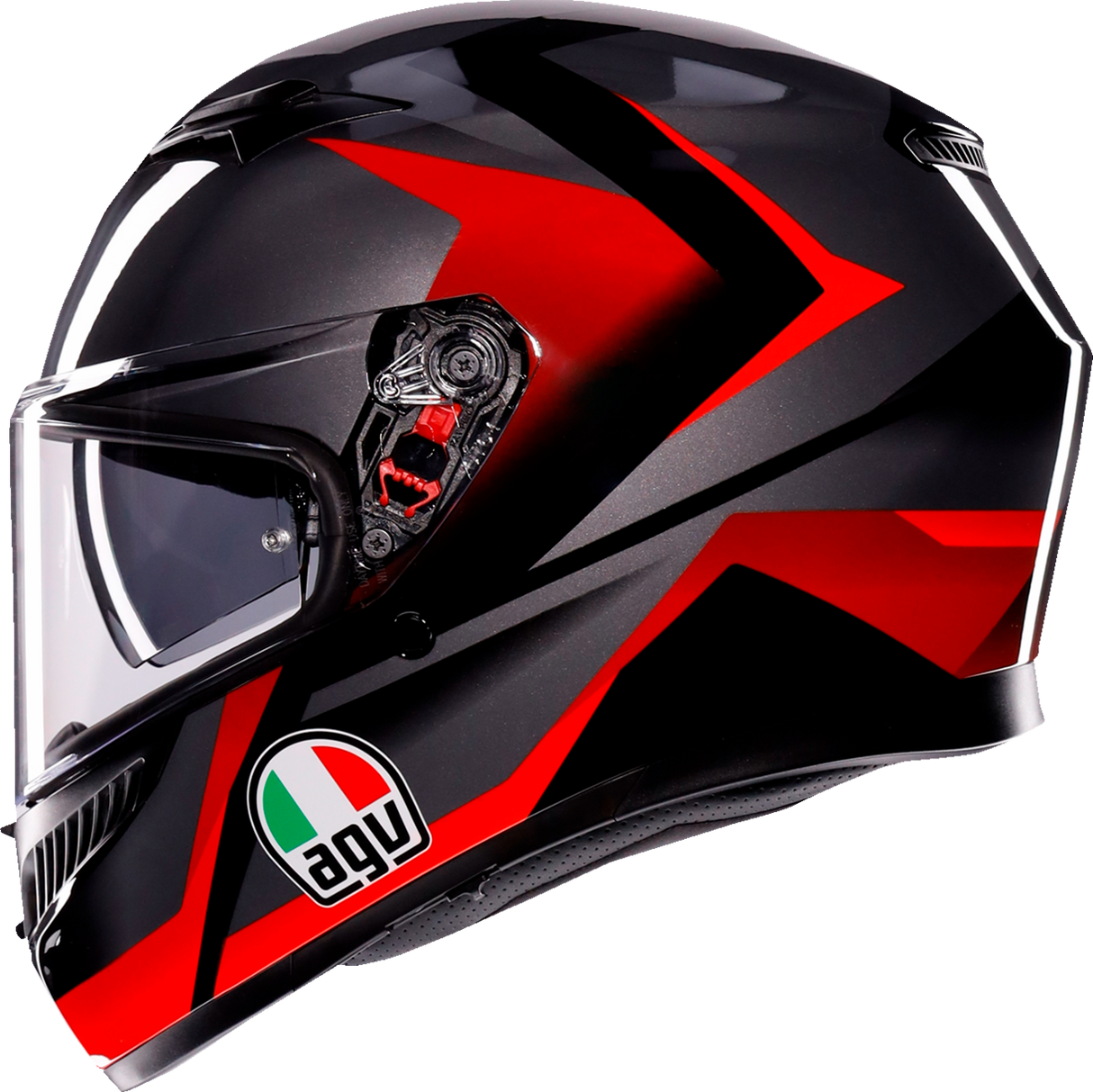 AGV K3 Helmet - Striga - Black/Gray/Red - XL 2118381004-018-XL