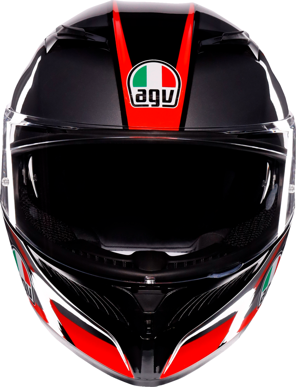 AGV K3 Helmet - Striga - Black/Gray/Red - 2XL 2118381004-018-XXL