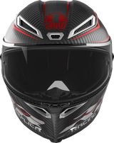 AGV Pista GP RR Helmet - Intrepido - Matte Carbon/Black/Red - Large 2118356002-019-L