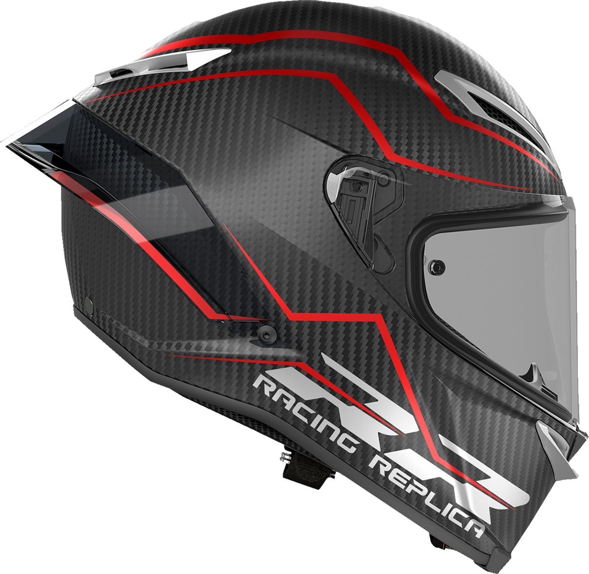 AGV Pista GP RR Helmet - Intrepido - Matte Carbon/Black/Red - Large 2118356002-019-L