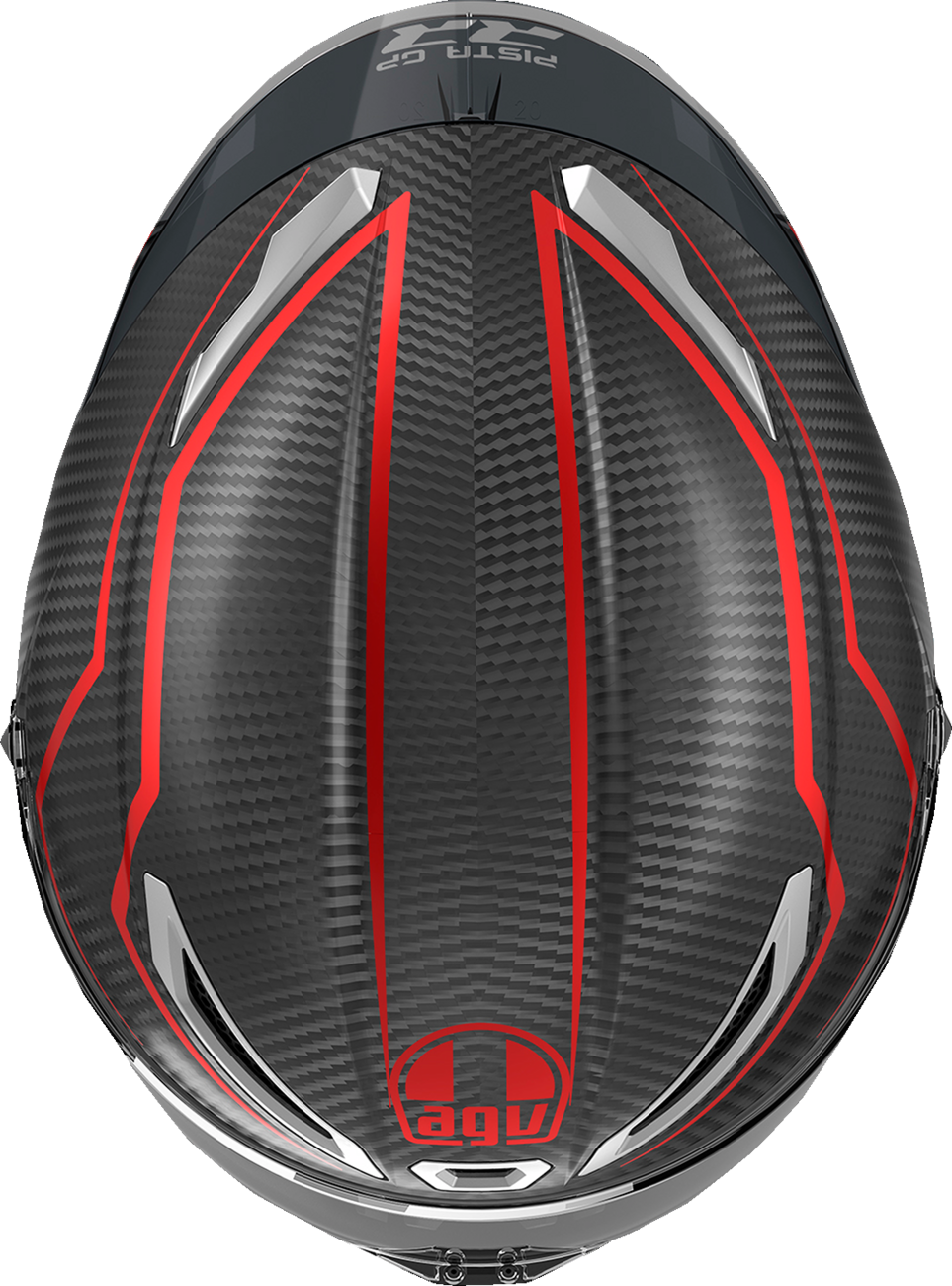 AGV Pista GP RR Helmet - Intrepido - Matte Carbon/Black/Red - Large 2118356002-019-L