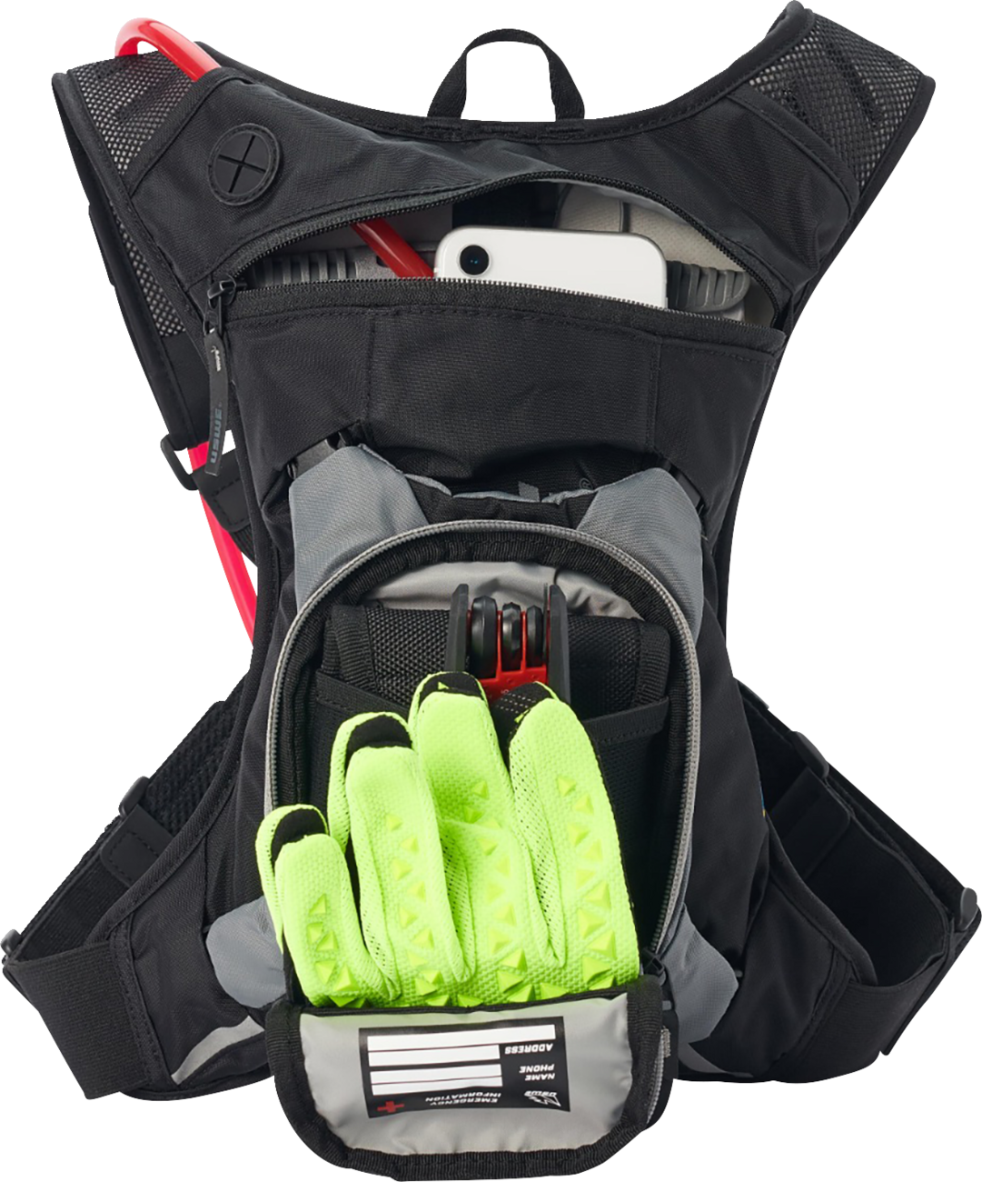 USWE Moto Hydration Pack - 3L - Carbon Black/Gray 2033401