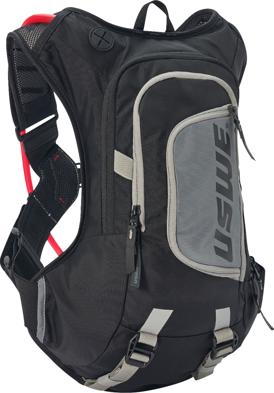 USWE Moto Hydration Pack - 8L - Black/Gray 2083401