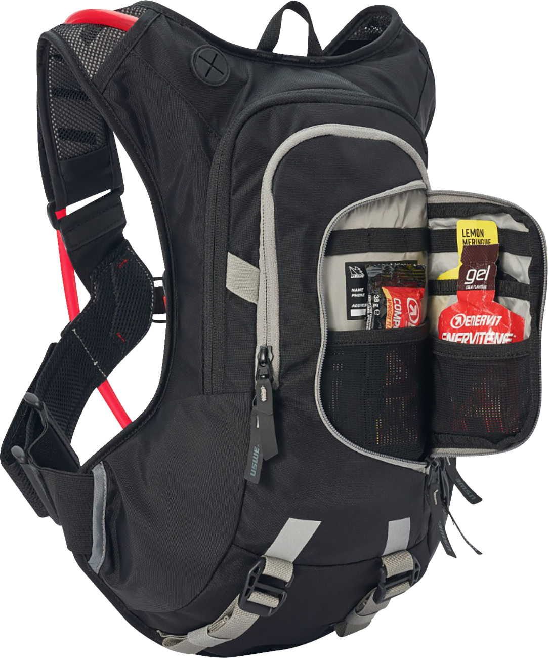 USWE Moto Hydration Pack - 8L - Black/Gray 2083401