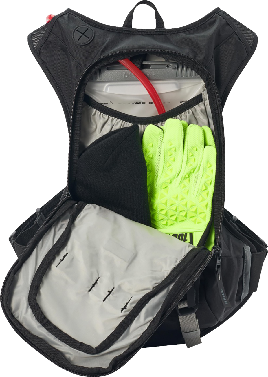 USWE Moto Hydration Pack - 8L - Black/Gray 2083401