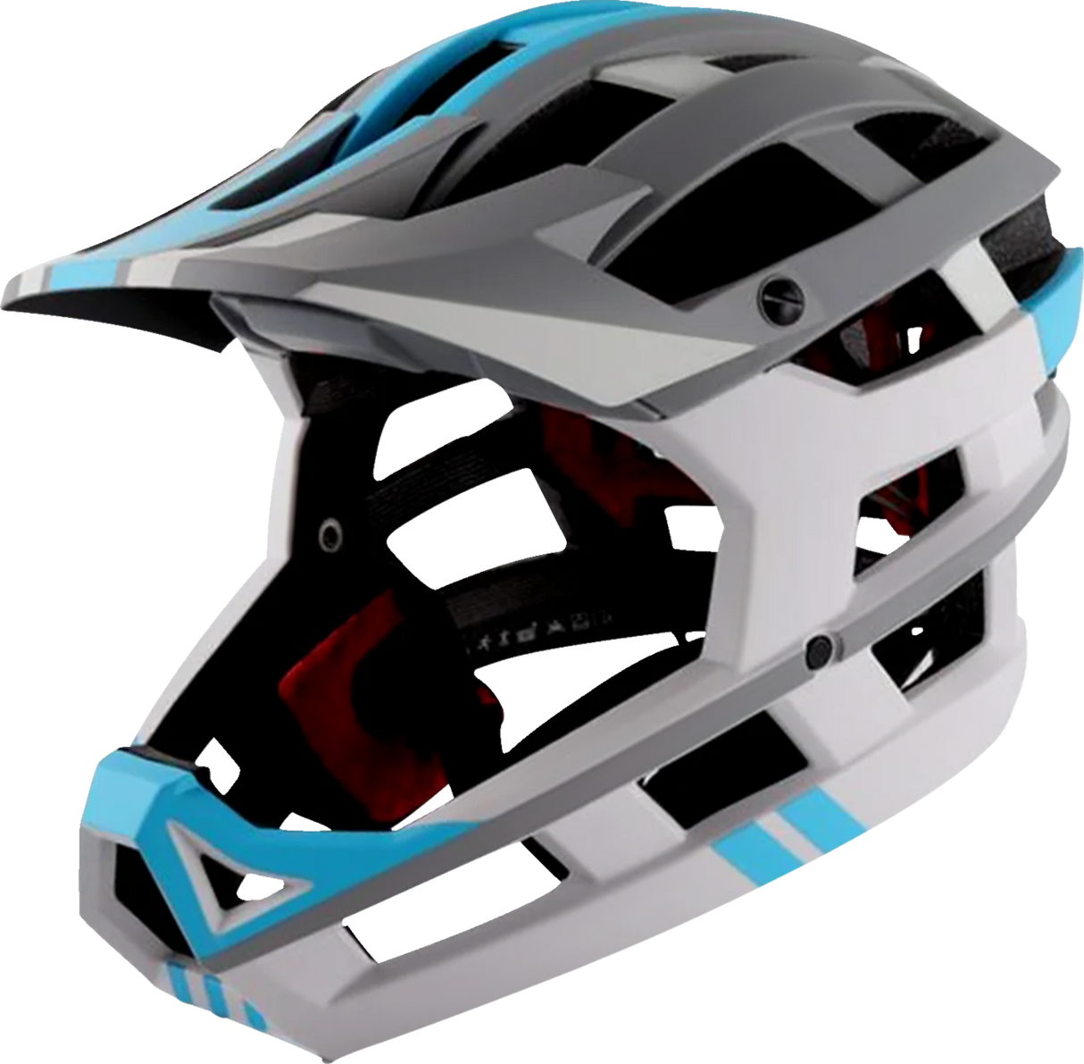 KALI Invader 2.0 Helmet - Limited - Force - White/Blue - L-2XL 0221824417 - Cycle City Outdoors