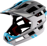 KALI Invader 2.0 Helmet - Limited - Force - White/Blue - L-2XL 0221824417 - Cycle City Outdoors