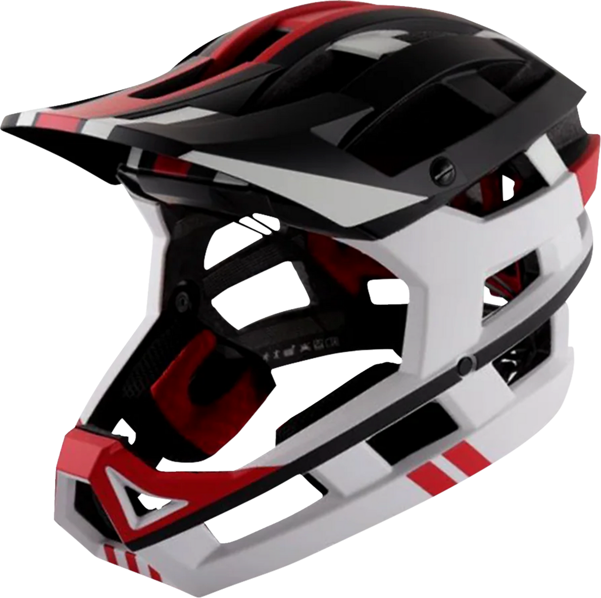 KALI Invader 2.0 Helmet - Limited - Force - White/Red - L-2XL 0221824427 - Cycle City Outdoors