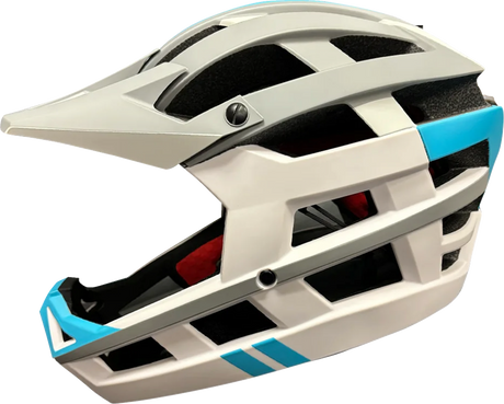 KALI Invader 2.0 Helmet - Limited - Force - White/Blue - L-2XL 0221824417 - Cycle City Outdoors