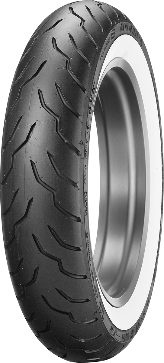 DUNLOP Tire - American Elite - Front - 130/90B16 - Wide Whitewall - 67H 45131520 - Cycle City Outdoors