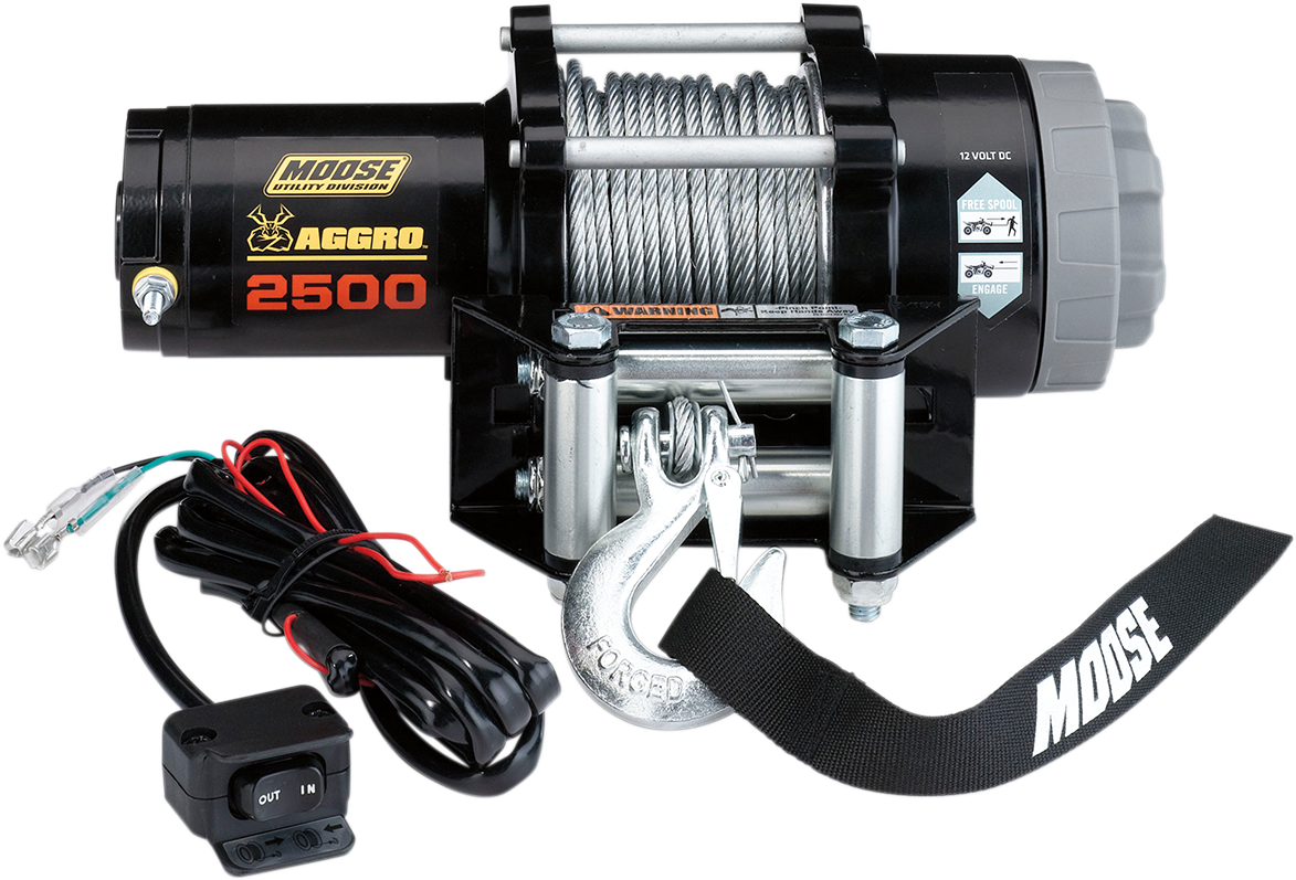 MOOSE UTILITY 2500 LB Winch - Wire Rope 104306