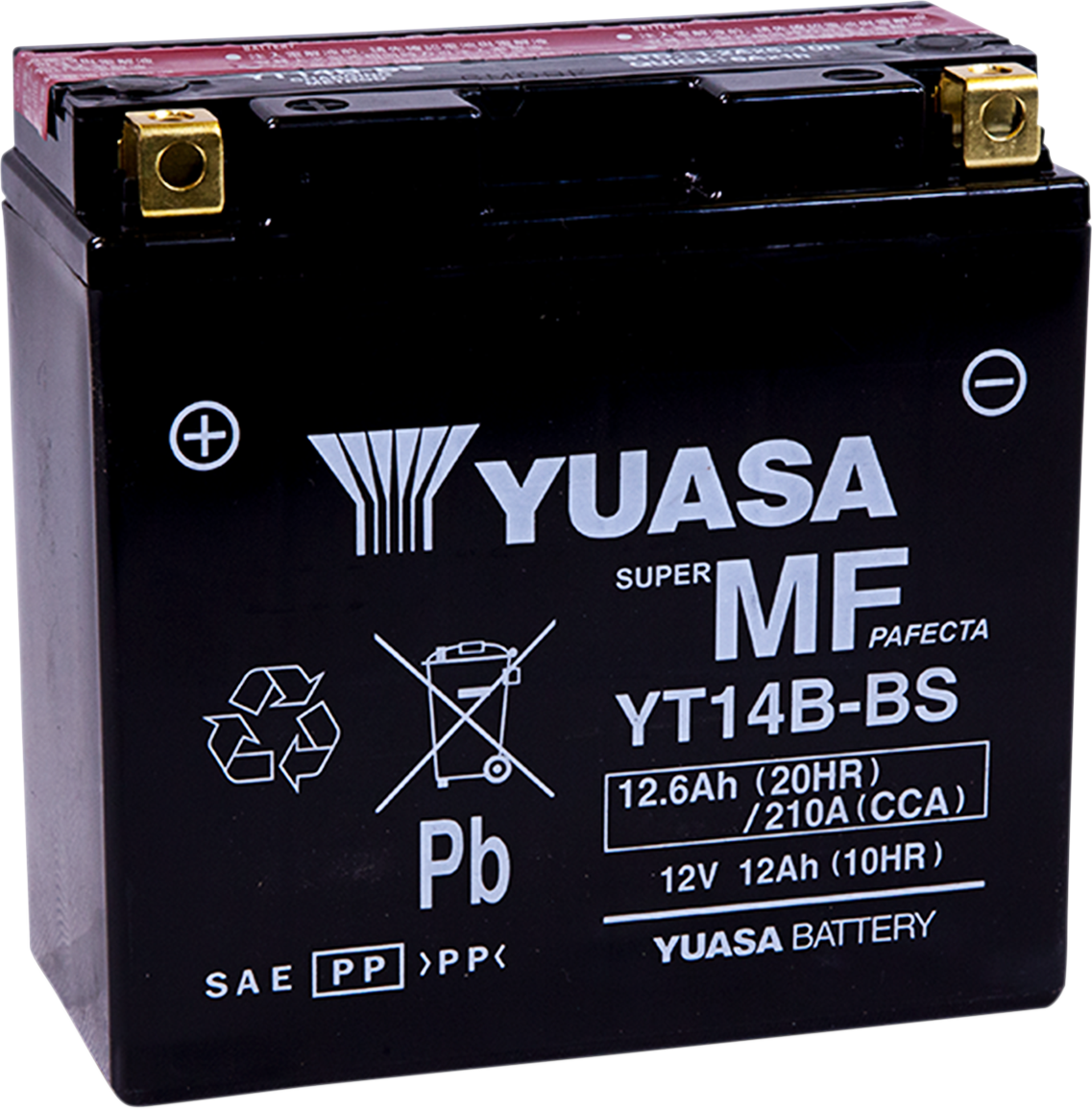 YUASA AGM Battery - YT14B-BS - .60 L YUAM624B4