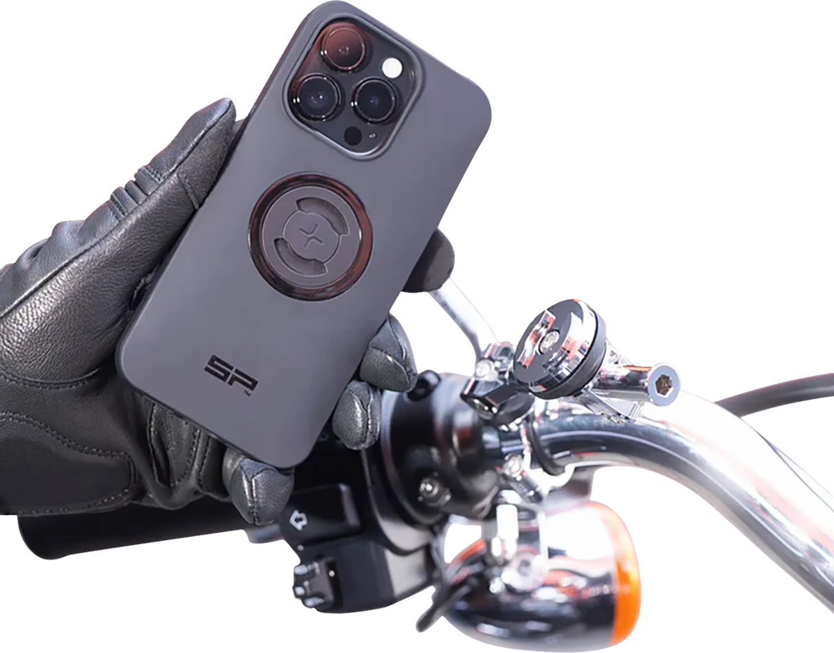 SP CONNECT 3D Phone Mount - 1-1/2" - Chrome 52878 - Cycle City Outdoors