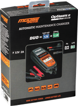 MOOSE RACING Battery Charger/Maintainer - Optimate 2 Duo TM-555 - Cycle City Outdoors