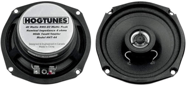 Hogtunes - HT44 4.25" Front Speakers for 1986-1996 Harley-Davidson Motorcycles - Cycle City Outdoors