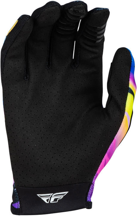 Youth Lite Malibu Gloves Pink/Blue/Sand Ym - Cycle City Outdoors