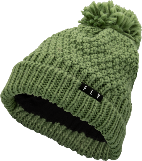 Women's Fly Anna Pom Beanie Green - Cycle City Outdoors