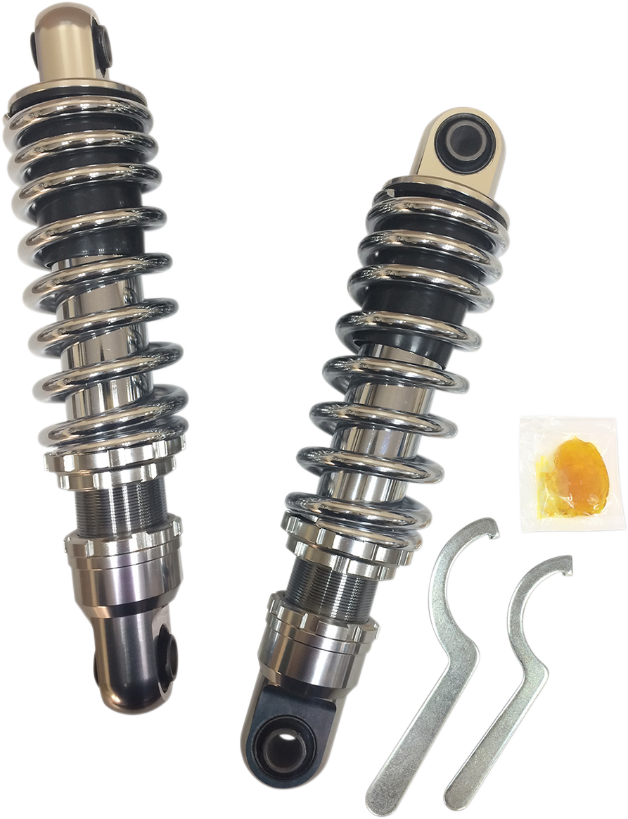 DRAG SPECIALTIES SHOCKS Premium Shock - Chrome - 10.5" - '91-'17 FXD C16-0148 - Cycle City Outdoors