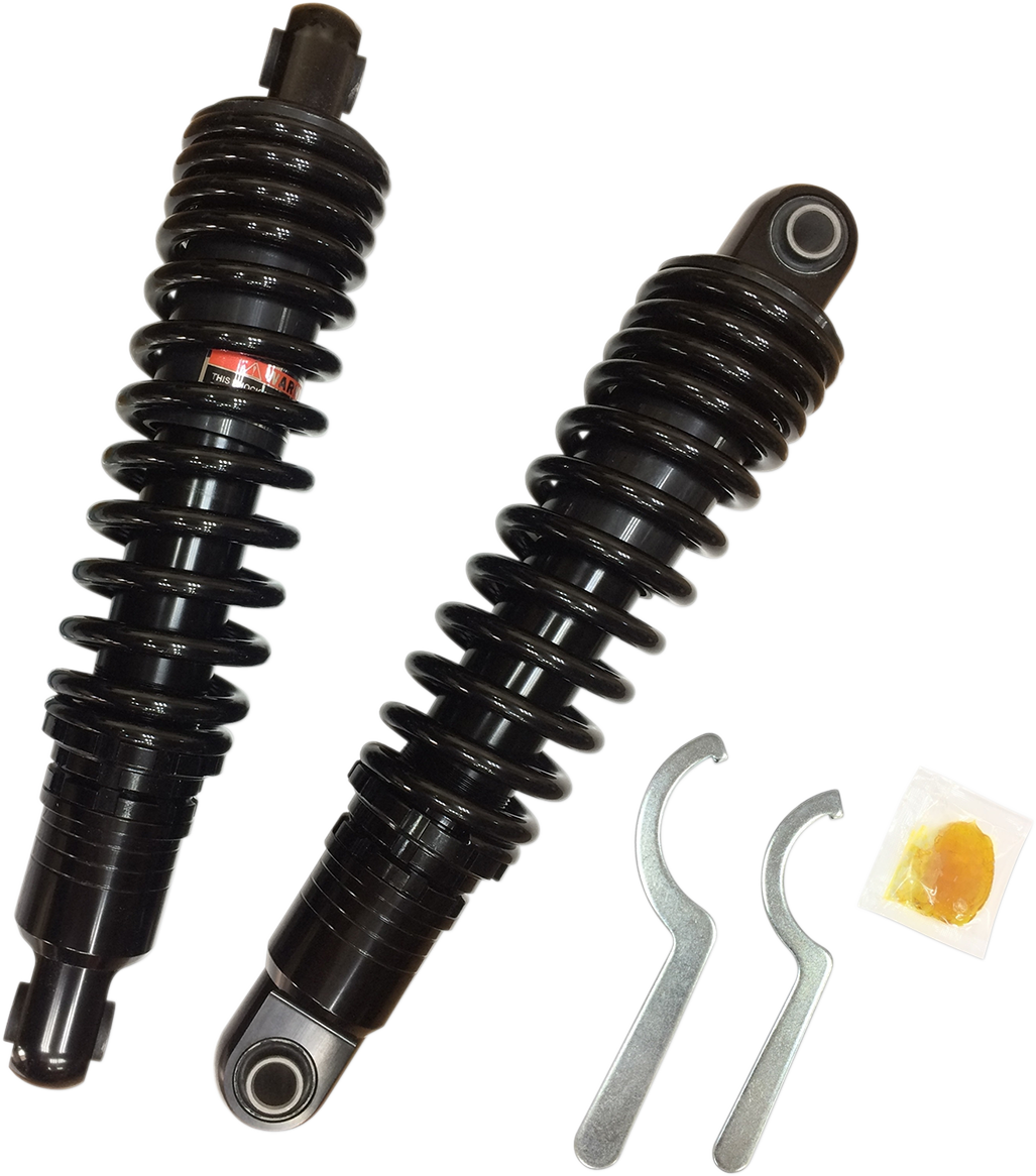 DRAG SPECIALTIES SHOCKS Premium Ride-Height Adjustable Shocks - Black - Heavy Duty - 13" C16-0154HB - Cycle City Outdoors