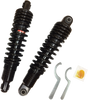 DRAG SPECIALTIES SHOCKS Premium Ride-Height Adjustable Shocks - Black - Heavy Duty - 13" C16-0154HB - Cycle City Outdoors