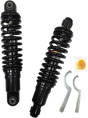 DRAG SPECIALTIES SHOCKS Premium Ride-Height Adjustable Shocks - Black - Heavy Duty - 12" C16-0156HB - Cycle City Outdoors