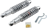 DRAG SPECIALTIES SHOCKS Premium Ride-Height Adjustable Shocks - Chrome - Heavy Duty - 13" C16-0157H - Cycle City Outdoors